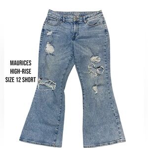 Maurices~High-Rise~Flare~Size 12 Short